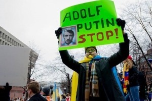 Українські студенти пікетували посольство Росії у Брюсселі