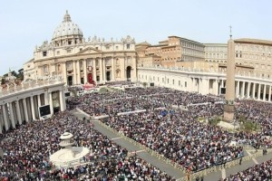На канонізацію двох Пап до Риму зібралось більше мільйона вірян
