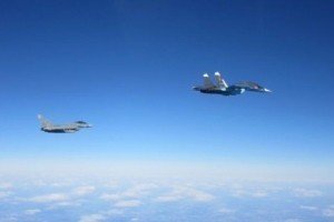 З'явились фото перехоплення військових літаків РФ над Балтикою