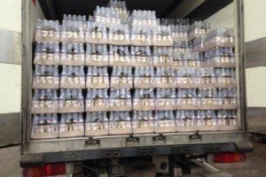 Контрабандисти намагались провезти велику партію підробної горілки на окуповану територію Донбасу - СБУ