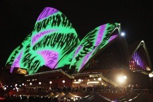 Фото з унікального фестивалю світла в Австралії