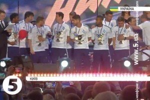 На Олімпійському в Києві відбулась церемонія нагородження чемпіонів України з футболу