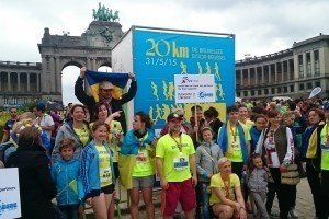 Українці у Брюсселі пробігли 20 км заради воїнів АТО