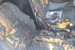В Ужгороді невідомі підпалили автомобіль активіста Євромайдану