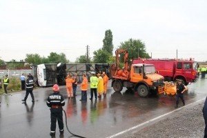 У Румунії перекинувся автобус, серед пасажирів є українці 