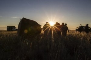 Три космонавти повернулись на Землю після тривалого перебування у космосі