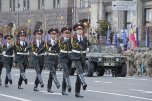 Парад військ з нагоди 26-ї річниці Незалежності України - відео