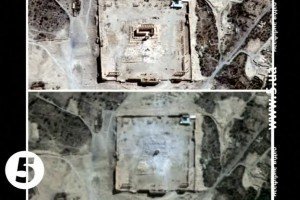 Супутникові знімки підтверджують, що храм Бела зруйнували бойовики "Ісламської держави"