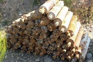 На Закарпатті грибник знайшов 63 реактивні ракети часів Другої світової війни