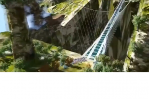 У Китаї зведуть найдовший та найвищий у світі скляний міст - у стилі фільму "Аватар" 