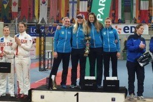 Українські шаблістки здобули золото етапу Кубка світу з фехтування, перемігши в фіналі росіянок