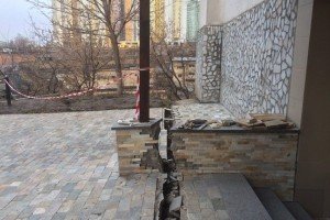 Поліція відкрила кримінальне провадження за фактом обвалення фасаду будинку в столиці