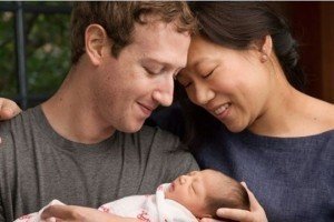 У Цукерберга народилась донька, родина пообіцяла віддати на благодійність 99% акцій компанії