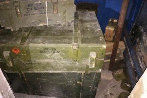 На Луганщині СБУ знайшла схованку з великим арсеналом боєприпасів (фото)