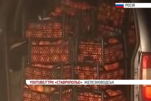 В Росії знищили майже чверть тонни турецьких мандаринів