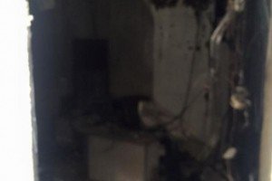 Посол Кулеба опублікував фото офісу, загоряння у якому ймовірно спричинило пожежу в житловому будинку столиці 