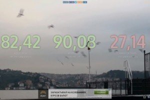 Надвечір рубль пробив чергове дно: за 1 євро уже дають більше 90 "дерев'яних"