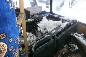 На Черкащині загорівся автобус із 40 пасажирами (відео)