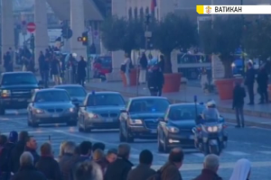 Президент Ірану прибув на зустріч із Папою Римським