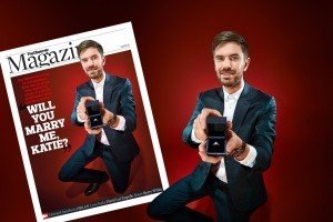 Британець на День закоханих освідчився дівчині з обкладинки часопису