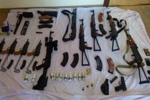 У Києві знайшли чотири схованки зі зброєю