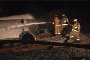 У Нью-Йорку 16 вагонів з небезпечними хімікатами зійшли з рейок