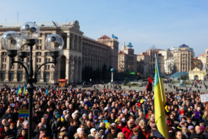 На Майдані Незалежності зібралися люди на підтримку Надії Савченко