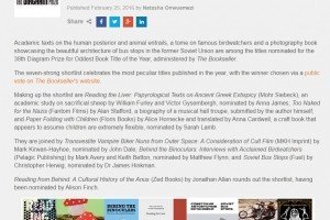 Оголосили переможця премії за найдивнішу назву книжки