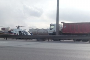 ДТП біля Санкт-Петербургу: вертоліт врізався у вантажівку 