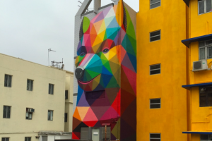 Іспанський художник створив 3D-графіті на будівлі в Гонконгу