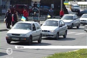 В Одесі відбувся автопробіг проти призначення Стоянова