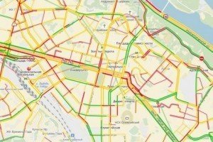 Через негоду затори у Києві сягнули семи балів