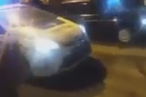 В Одесі автомобіль патрульної поліції взяв участь у незаконних вуличних перегонах