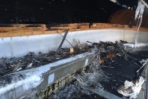 У Сочі згоріла олімпійська санно-бобслейна траса
