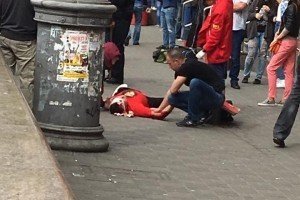 Стрілянина у центрі Києва  - є поранений в голову: поліція шукає злочинця