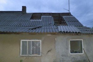 Стихійне лихо на Луганщині: пошкоджено 25 будинків