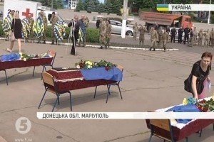 У Маріуполі попрощалися із трьома загиблими бійцями 59-ї мотопіхотної бригади