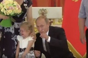 У День захисту дітей Путін налякав маленьку дівчинку – опубліковано відео