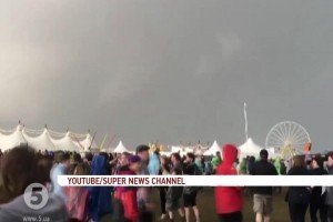 У Німеччині на рок-фестивалі 42 людини постраждали від ударів блискавки 