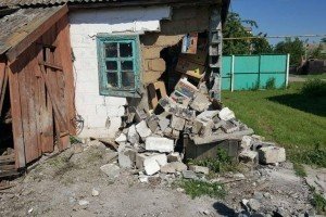 У штабі оприлюднили фото обстрілу бойовиками мирної Миколаївки