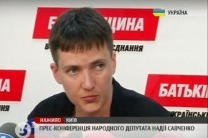 Савченко: Повернувшись з АТО, я вирішила, що відмовлюсь від "учасника бойових дій"