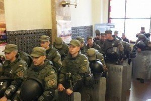 У Львові через сутички постраждали кілька бійців Нацгвардії 