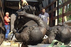 У Сімферополь окупанти доставили пам'ятник російській імператриці