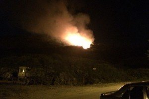 Вночі знову горіло Грибовицьке сміттєзвалище