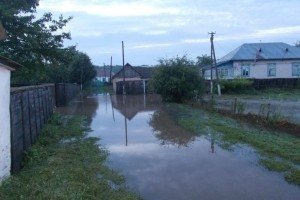 Через сильні зливи на Чернігівщині підтопило будинки