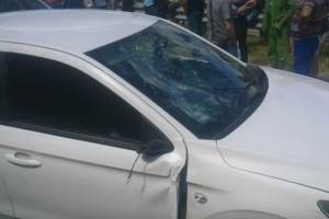 На Львівщині авто польського консульства в’їхало у натовп протестувальників