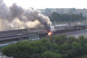 У Москві сталася пожежа у метро