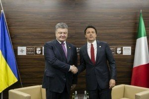У Варшаві Порошенко провів переговори з прем'єр-міністром Італії