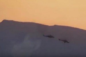 З'явилося відео ураження російського вертольота в Сирії