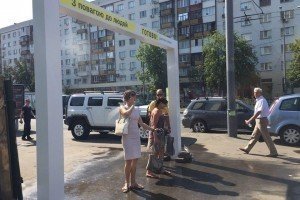 Рятунок від спеки: у Києві запрацює перша в Україні "водяна завіса"